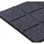PIASTRELLE DI GOMMA  SPESSORE 3 CM NERO